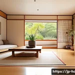 홈디자인 전문가의 커리어 로드맵 - A modern Japanese-style living room interior showcasing a harmonious blend of traditional and contem...