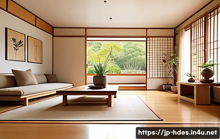 홈디자인 전문가의 커리어 로드맵 - A modern Japanese-style living room interior showcasing a harmonious blend of traditional and contem...